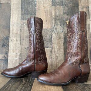 Falconhead Vintage Classic Brown Cowboy Boots Mens 8.5 D